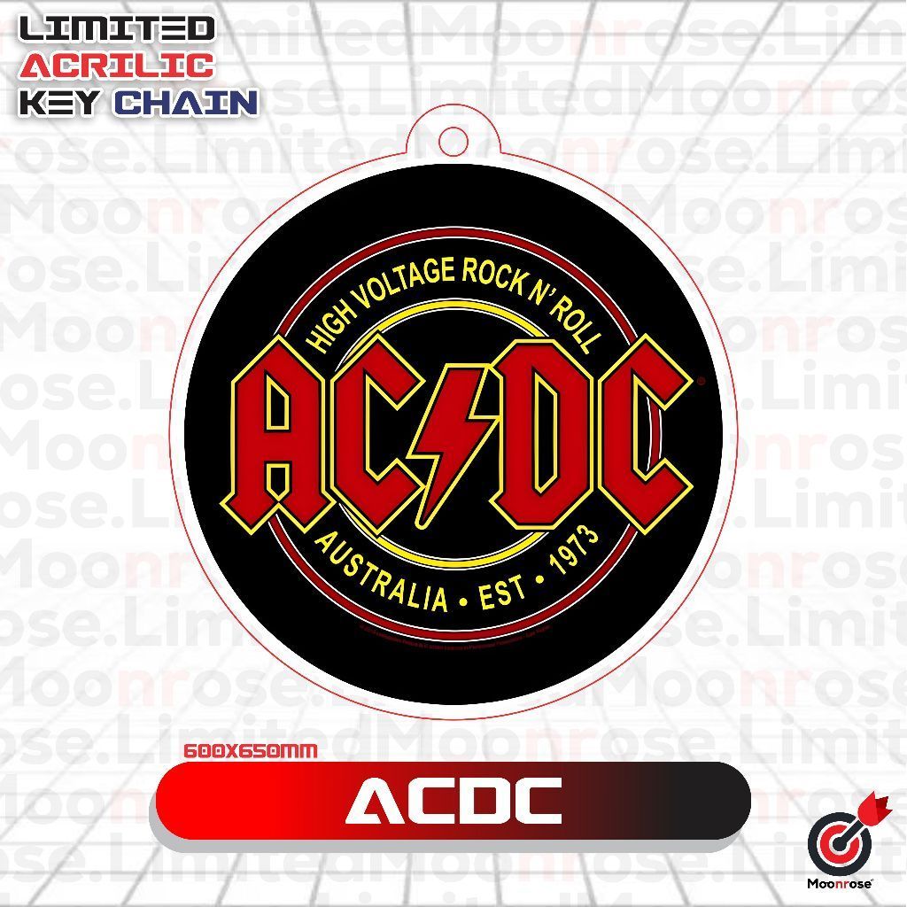 พวงกุญแจอะคริลิค PREMIUM THEME ACDC - LIMITED EDITIONS G33