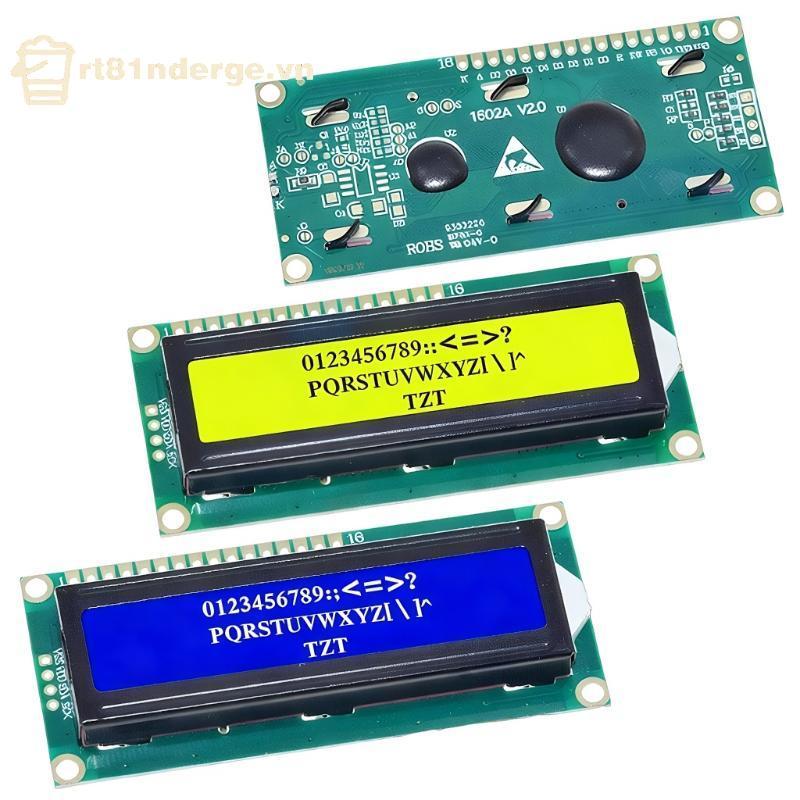 Ge 1 ชิ้น LCD 1602 สีฟ้าหน้าจอสีเขียว 16x2 ตัวอักษรจอแสดงผล LCD โมดูล DIY อุปกรณ์เสริม LCD1602 โมดูล