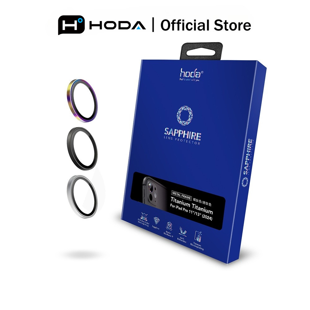 HODA Sapphire ตัวป้องกันเลนส์ (1 เลนส์) สําหรับ iPad Pro (11"/13") 2024