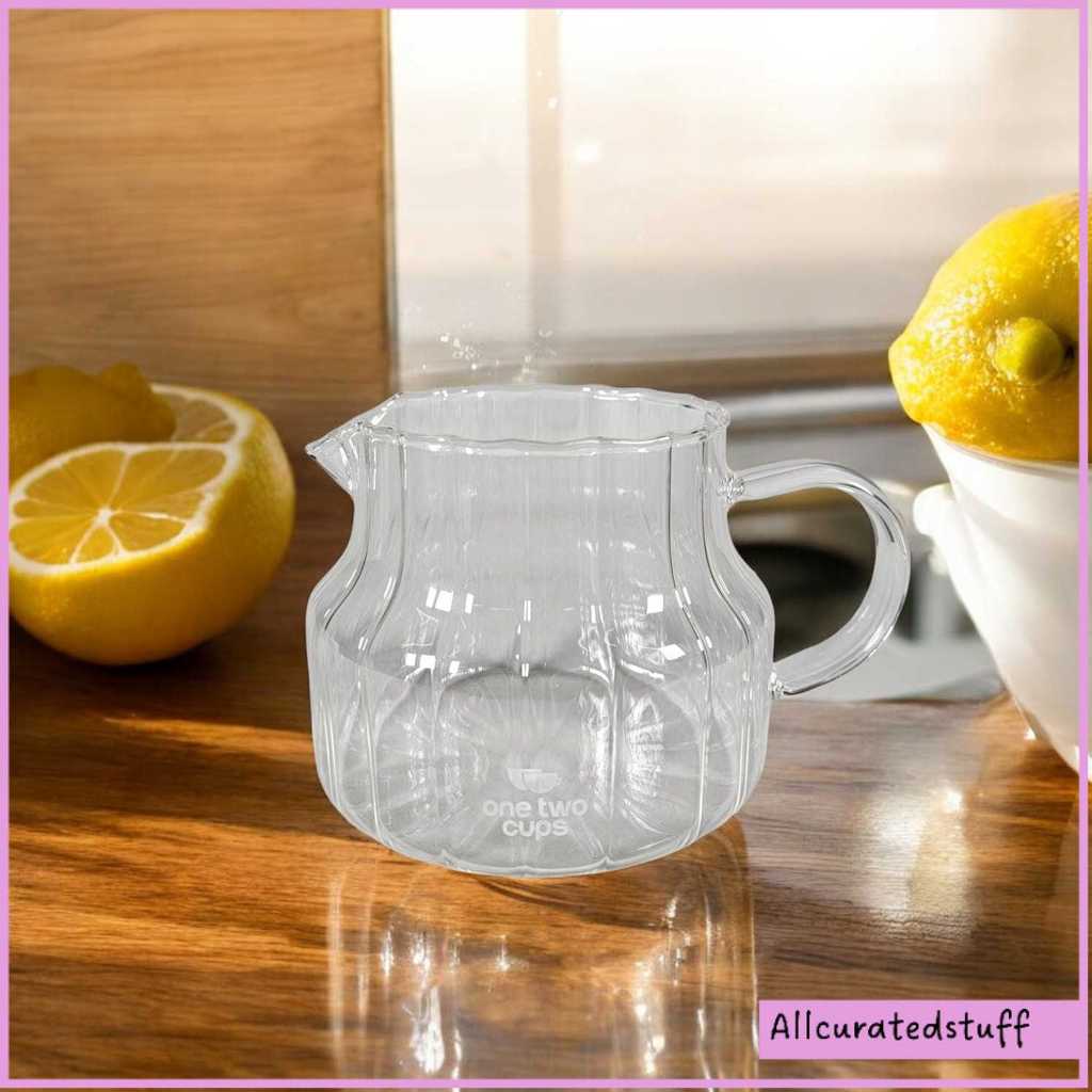 One Two Cups Pour Over Coffee Server Borosilicate Glass Carafe 500ml - B-5ML