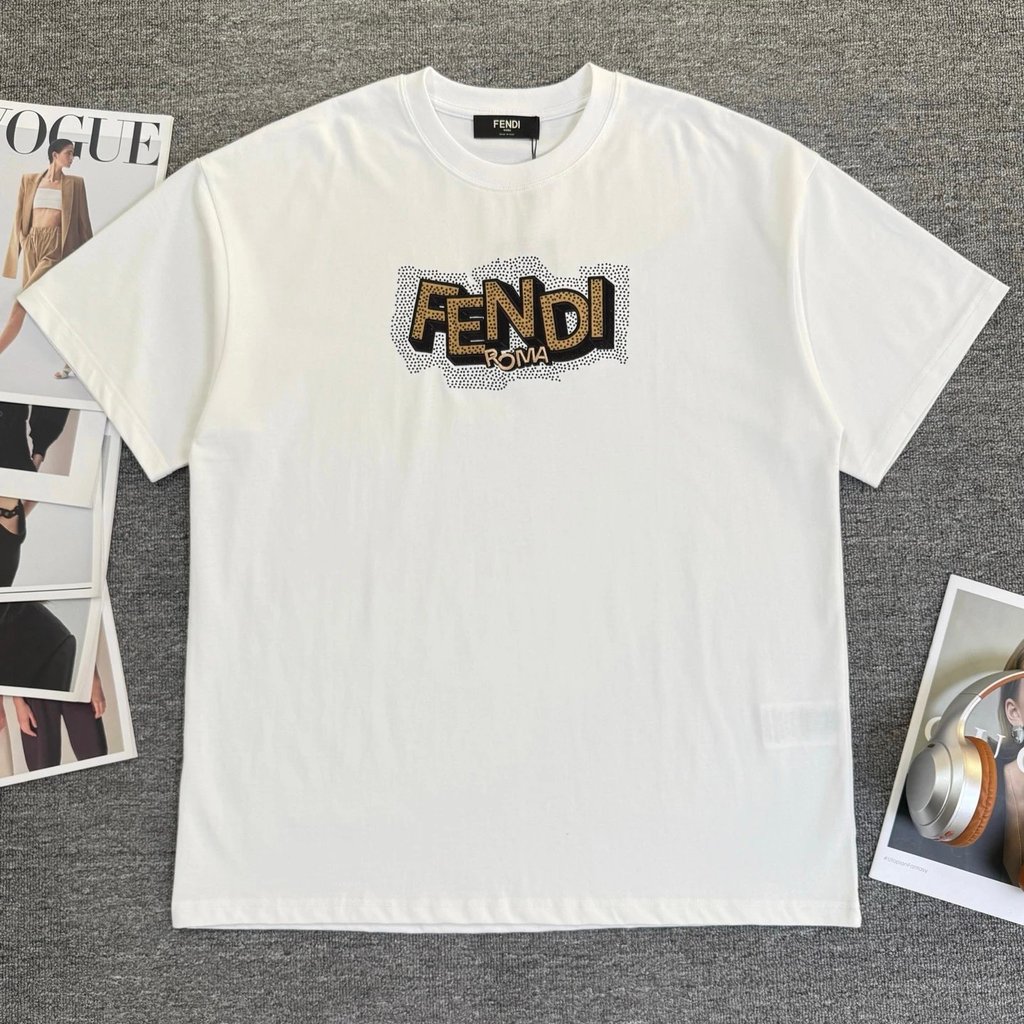 Top Version Sequins Embellishment สีการจับคู่ตัวอักษรโลโก้เย็บปักถักร้อยแฟชั่น All-Match Casual Clas