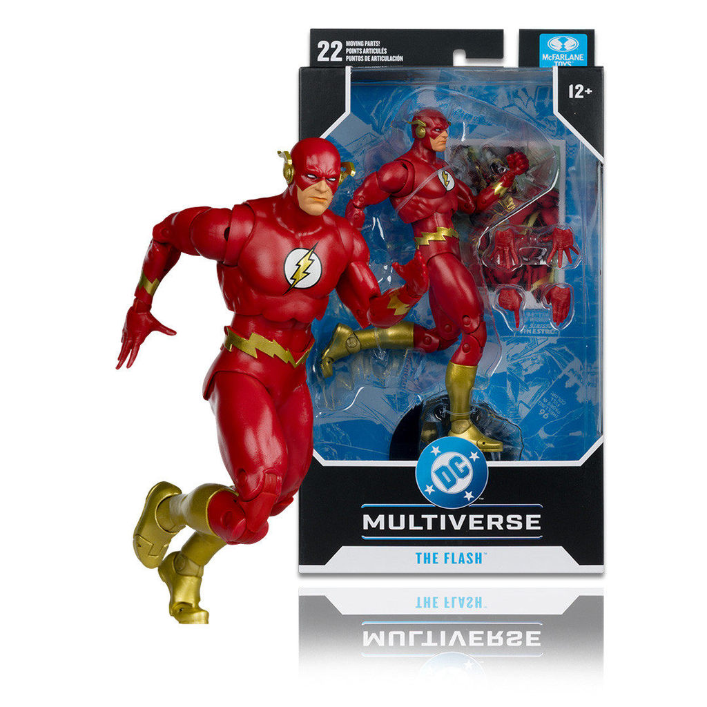 [SIX Ready Stock] McFarlane McFarlane Ice Red Rocket Superman และแฟลชผู้อนุญาต