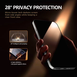 Lereach Anti-Spy HD Glass สําหรับ OPPO X8 Ultra X9 Ultra X9 Pro X9 ﻿ หน้าจอปกป้อง Dust-free chamber ป้องกันความเป็นส่วนตัวป้องกันลายนิ้วมือฟิล์มกระจกนิรภัย