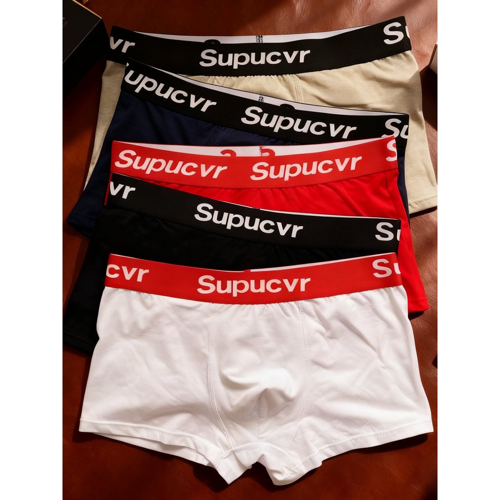 gq กางเกงใน กางเกงใน gx3 กางเกงในชายผ้าฝ้ายแท้ สไตล์นักมวย สำหรับใส่ออกกำลังกายและประจำวัน