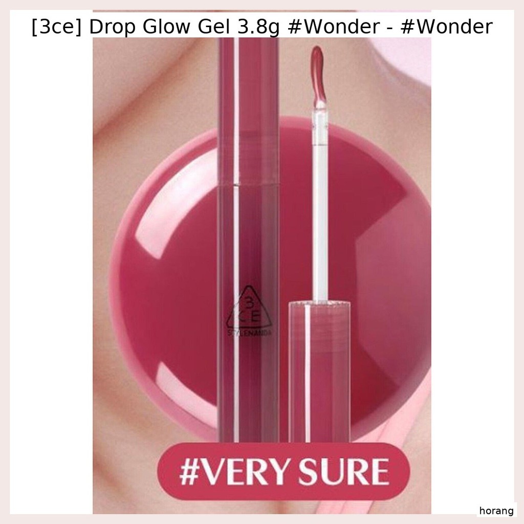 [3ce] Drop Glow Gel 3.8g  #Wonder - #Wonder / เรเดียนท์ น้ําหนักเบา โดย โฮรัง