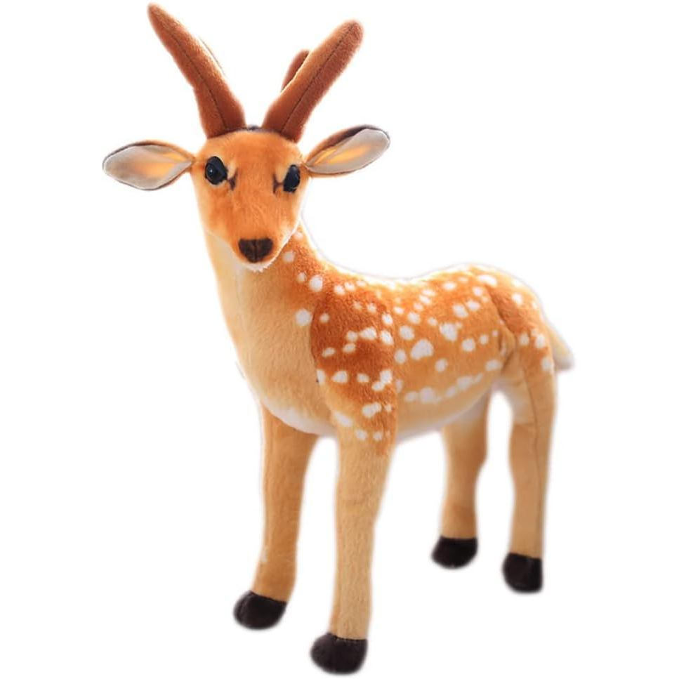 Li Chengtai Sika Deer Plush Deer Sika Deer น่ารักการ์ตูนกวาง Sika Deer ตุ๊กตาตุ๊กตาเหมาะสําหรับเด็ก