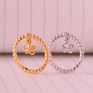 YVIS Mini Beads Brass Ring - Doodle Collection