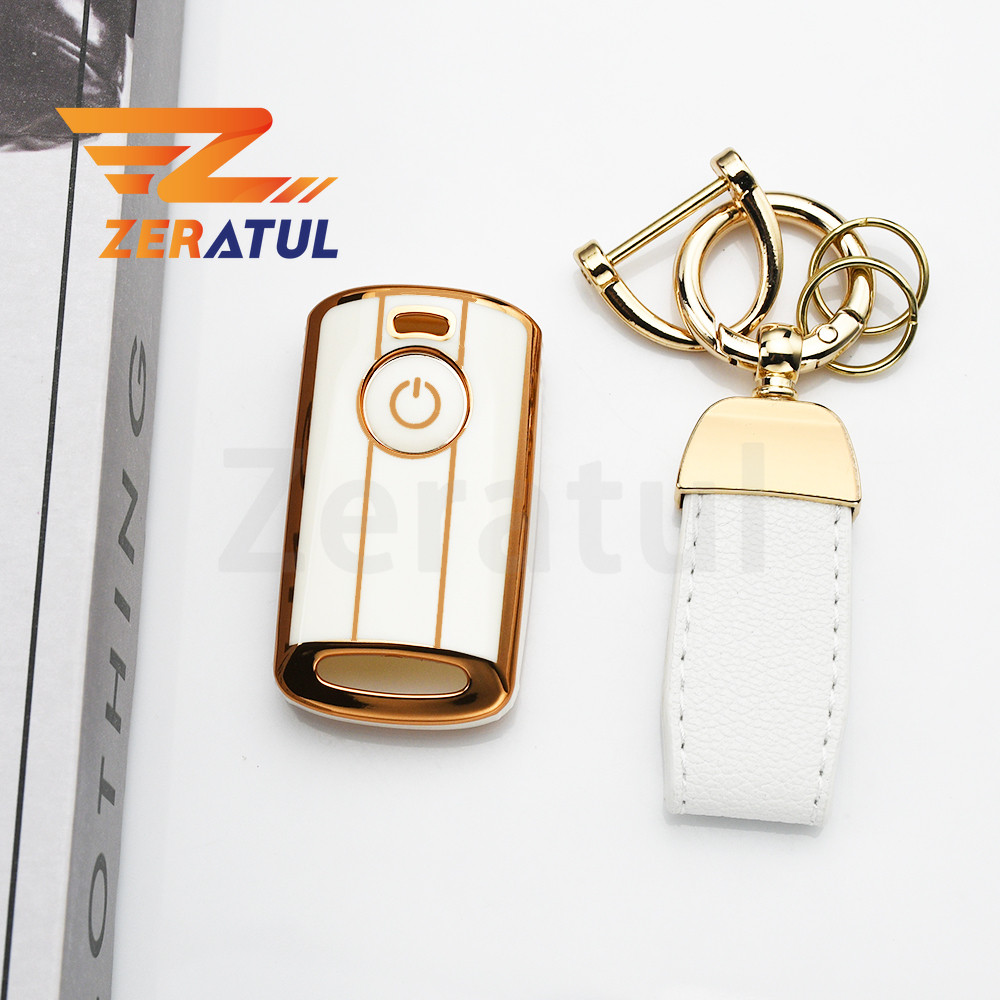 TPU มอเตอร์รถอุปกรณ์เสริม Remote Key กรณี Fob สําหรับ Yamaha XMAX XMAX300 QBIX AEROX JAUNS Nmax 2021