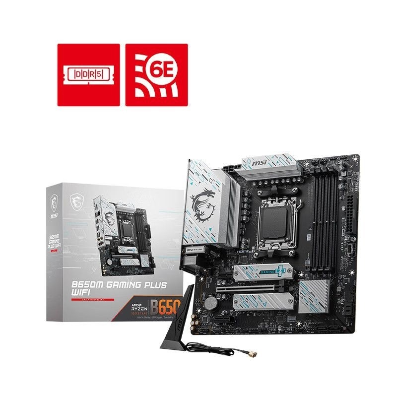 ไมโครบอร์ด MSI B650M B850M ชุด CPU AMD Ryzen 9600X 9800X3D พร้อมชุดประกอบ