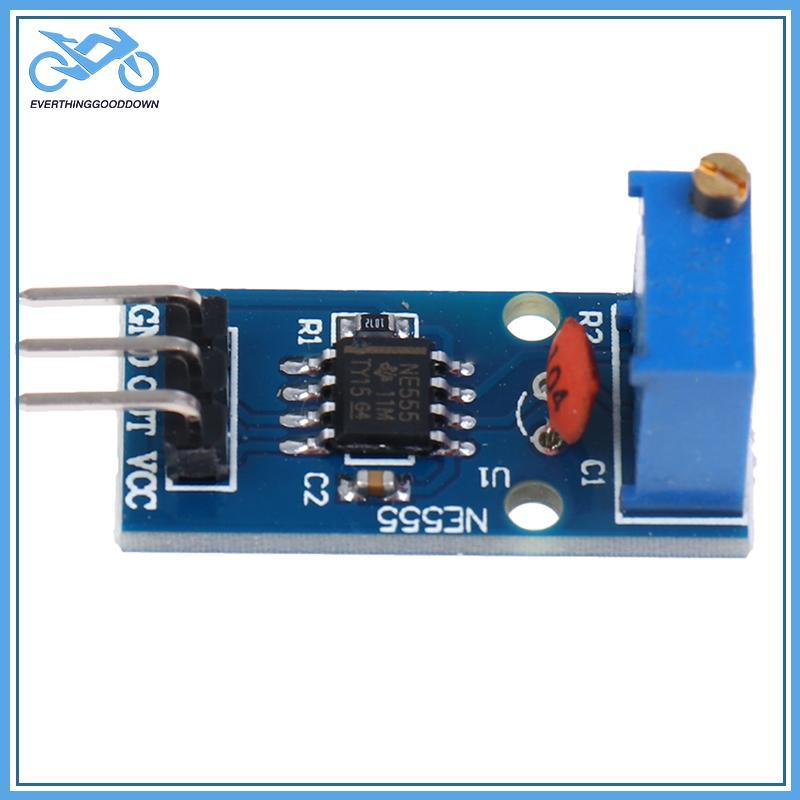 EVER NE555 โมดูลเครื่องกําเนิดไฟฟ้าชีพจรแบบปรับได้ความถี่ NE555 ชิป TH