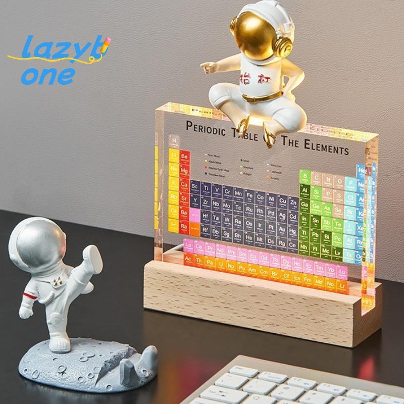 LZ-t] อะคริลิค Periodic ตาราง Figurines Mendeleev องค์ประกอบการพิมพ์ตารางธาตุตกแต่งเคมีตกแต่งบ้านของขวัญ [ใหม่]
