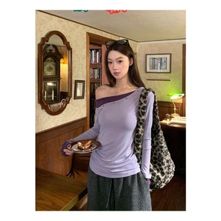 LUNA~Xเวอร์ชั่นเกาหลี แขนยาว เสื้อเชิ้ต รุ่นใหม่ สไตล์แฟชั่น