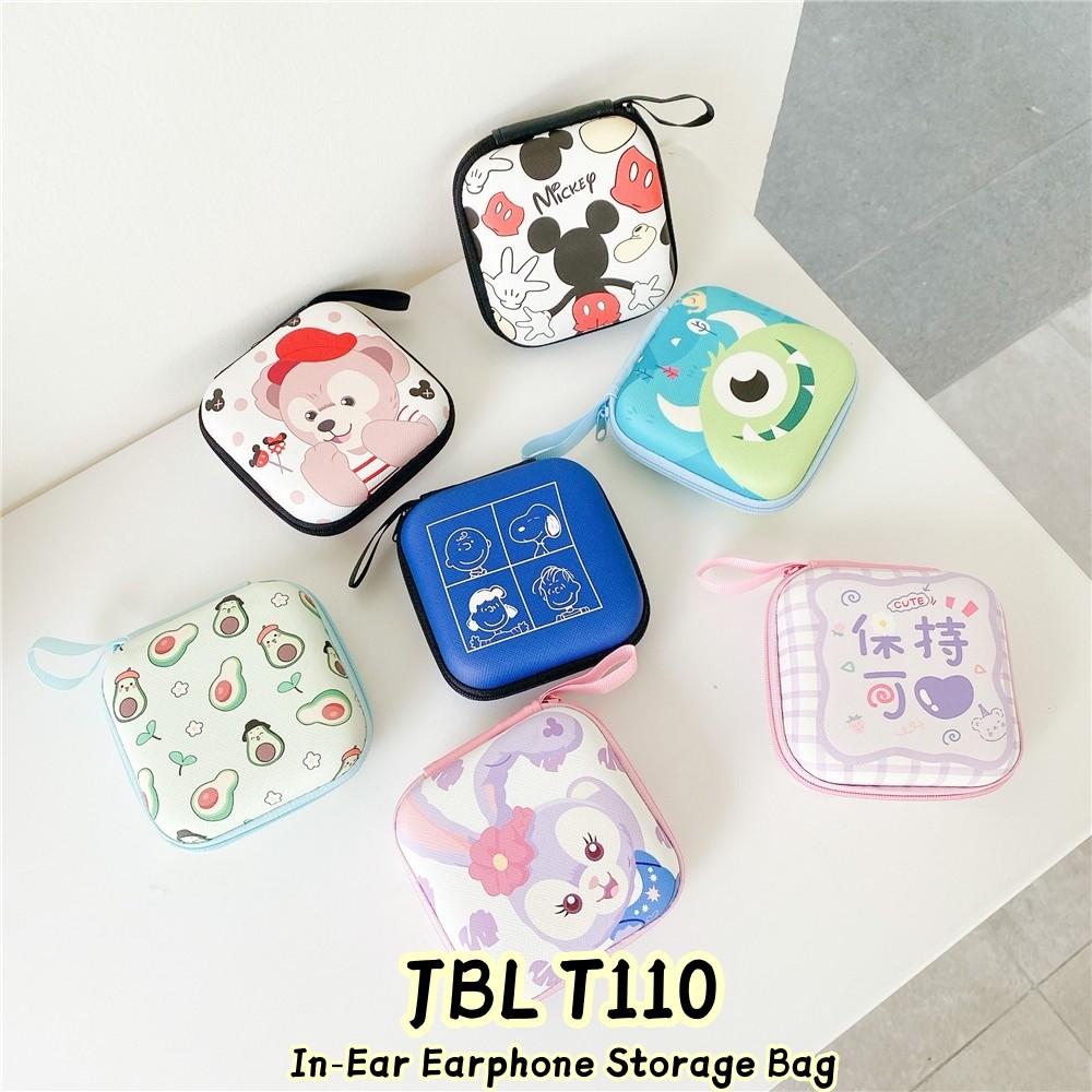 imamura สำหรับ JBL T110 หูฟังสำหรับใช้ในหู การ์ตูนน่ารัก พกพาได้ง่าย กับซีลทินเพลท
