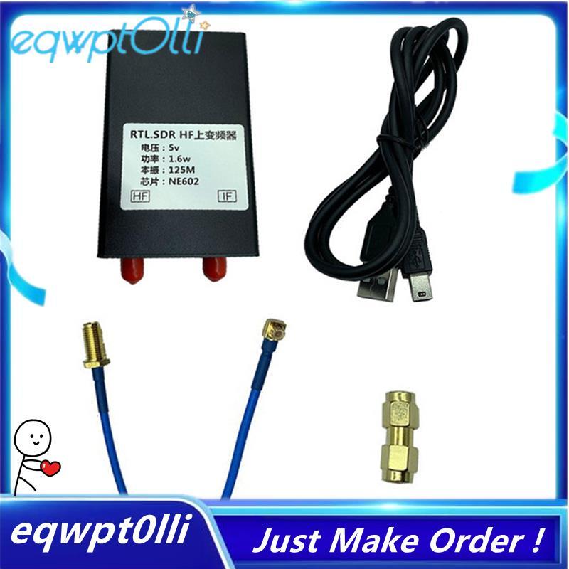 ^eQQ^RTL-SDR HF Metal Up Converter 150K-30MHZ สําหรับ RTL2383U RTL-SDR ตัวรับสัญญาณพร้อมสายเชื่อมต่อ