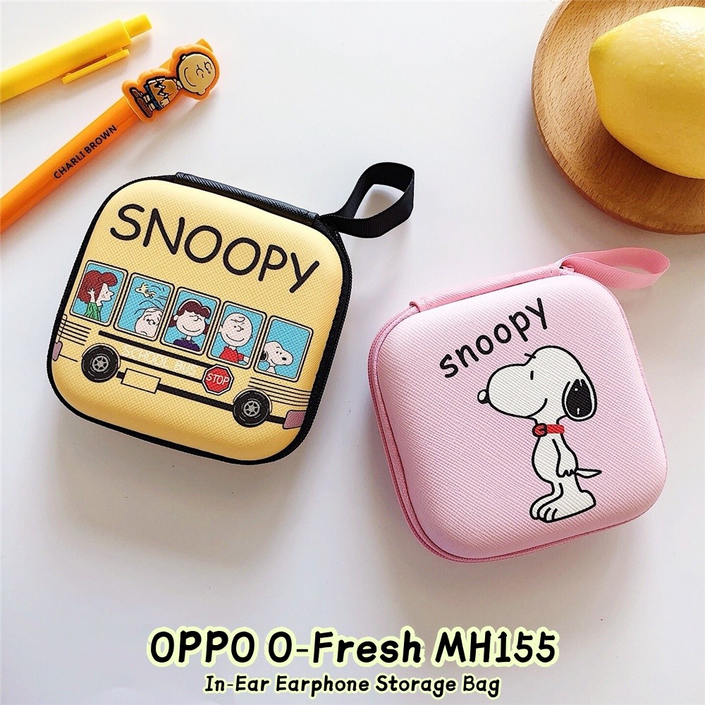 OPPO O-Fresh MH155 หูฟังการ์ตูนรูปแบบสร้างสรรค์ มาพร้อมกระเป๋าเก็บและชาร์จ