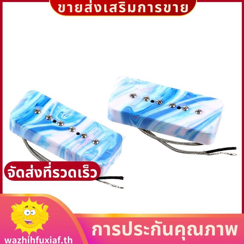 Alnico 5 Single Coil P90 Pickup Set- Neck & Bridge สําหรับ /สําหรับกีตาร์ไฟฟ้า LP .wazhihfuxiafth