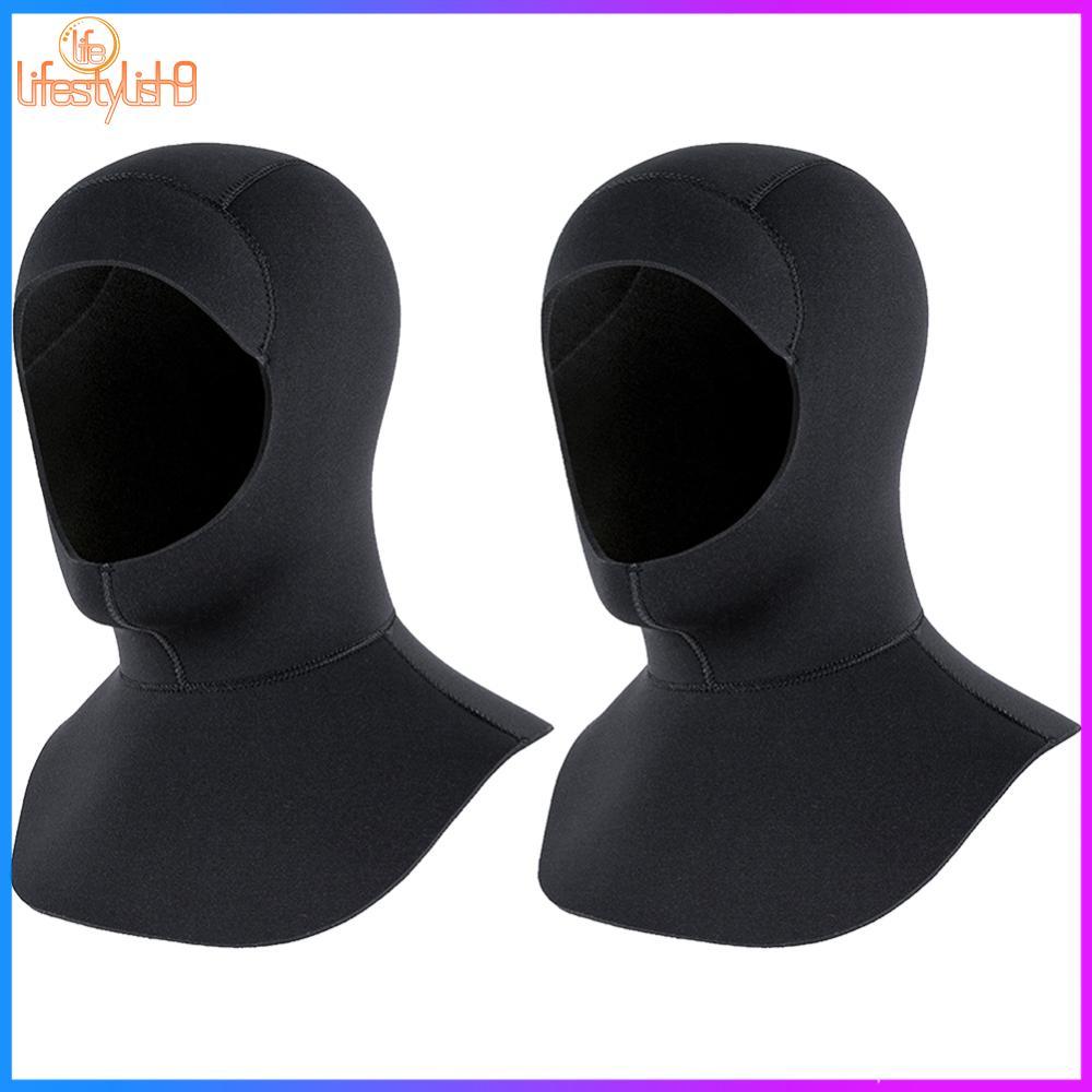 3mm Scuba Diving Hood Anti Slip Neoprene Wetsuit Hood หมวกดําน้ําสําหรับผู้ชายผู้หญิง