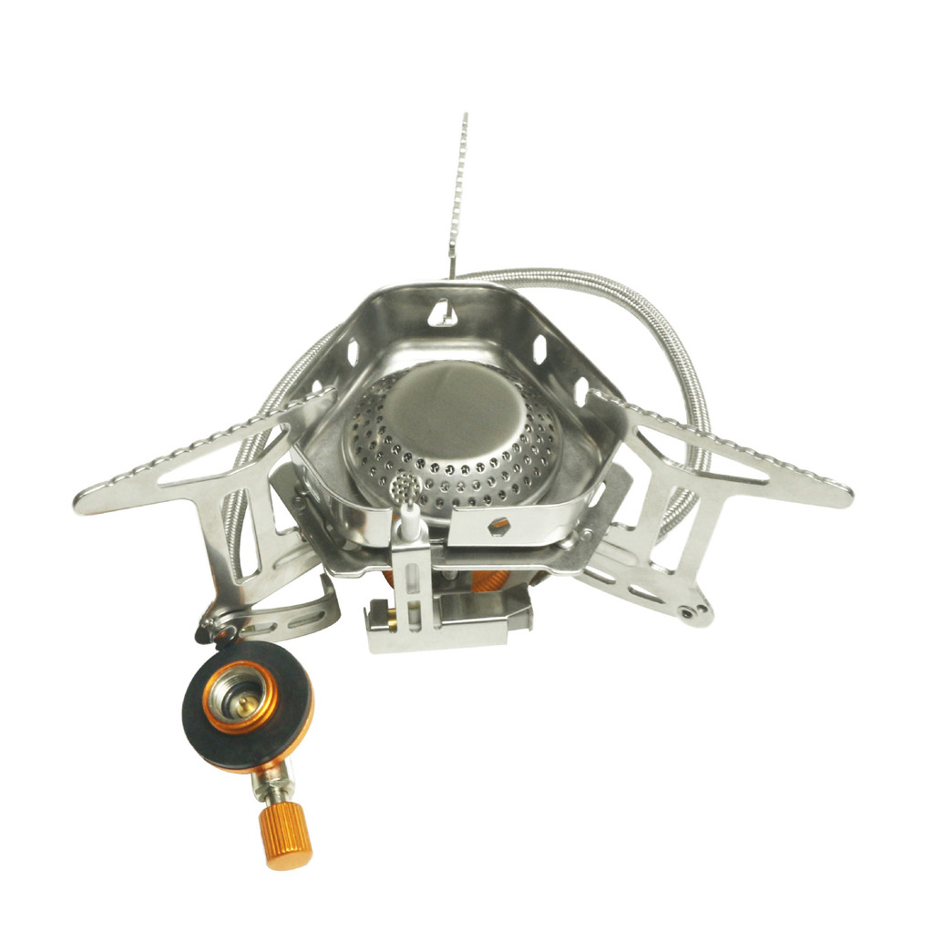 Outdoor Camping Stove Portable Folding Gas Stove BBQ Fire Stove Electronic Ignition Gas Stove Conven