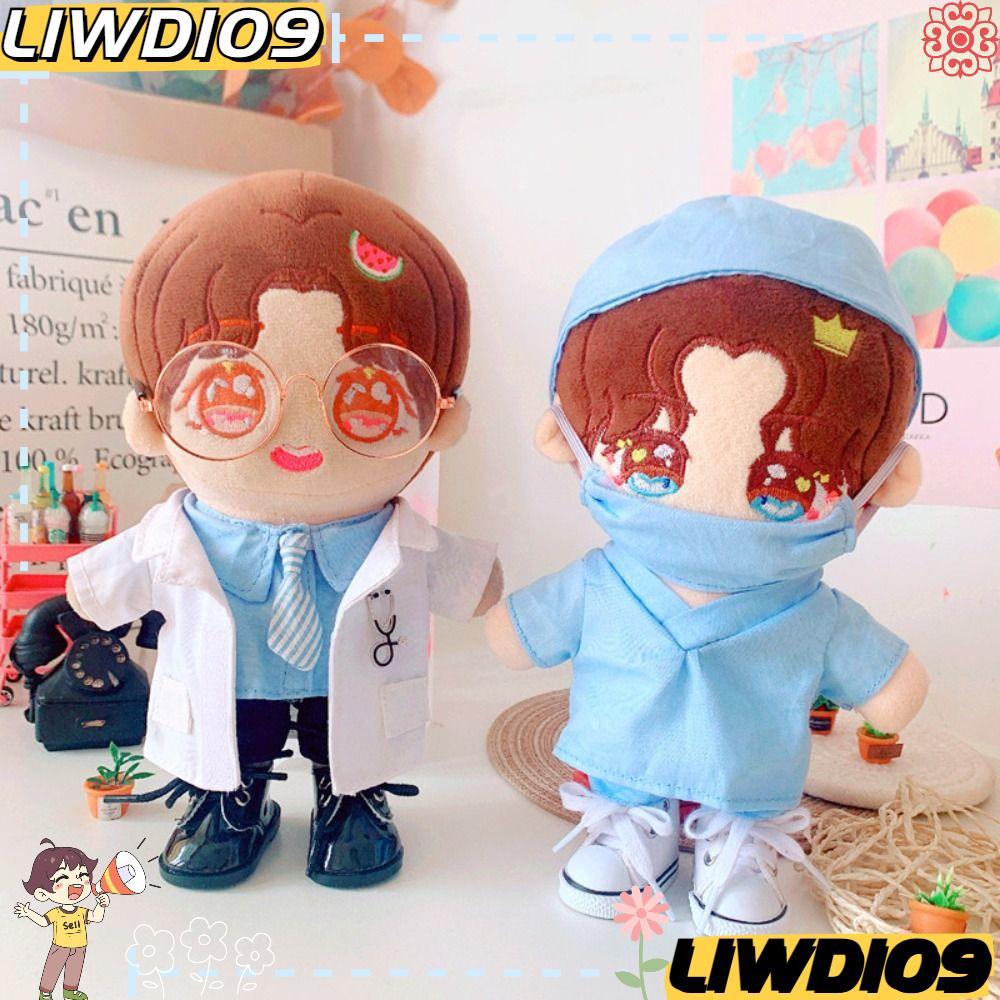 LIWD Idol Dolls เสื้อผ้า, Fashion Multistyles Doll White Coat, Clothing Accessories 20cm Cotton Doll