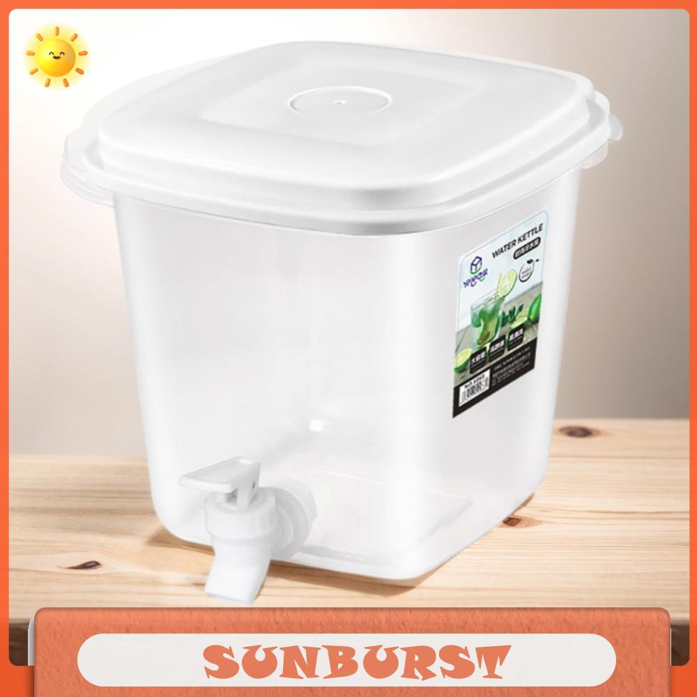 3.5/5L เครื่องจ่ายเครื่องดื่มตู้เย็นพร้อม Spivot คอนเทนเนอร์น้ําผลไม้ Milk Lemonade Dispenser Lemona