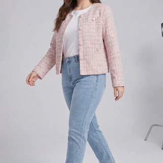 เสื้อคลุมทวิต แขนยาว มีไซส์ S-7XL สีพาสเทลหวานๆ งานทอละเอียด มีกระเป๋าหน้า ดีไซน์เกาหลี