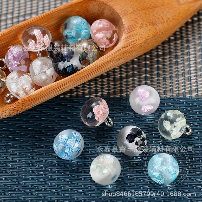 Cheongsam แผ่นปุ่มเรซิ่นหยกลูกปัดปุ่ม r อุปกรณ์เสริมไวน์盘扣子大树 复古 复古城玉亮片透明装饰扣 女122QQ