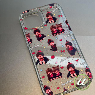 เคสใสแกลิตเตอร์ มอนชิชิ หัวใจ น่ารัก Samsung A06 A13 A05 A23 A12 M12 A04 A02S A03 A51 A03S A15 A14 A50 A52 A52S A16 A54