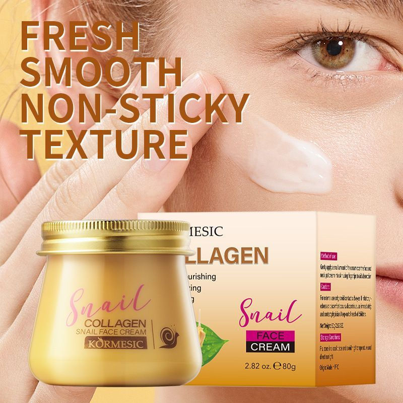 New Product#Little Golden Pot Collagen Snail Face Cream Face cream Hydrating, moisturizing, nourishi