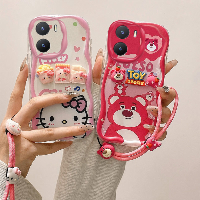 เคสสําหรับ OPPO A6x เคสซิลิโคนอ่อนนุ่มป้องกันการตกน่ารัก