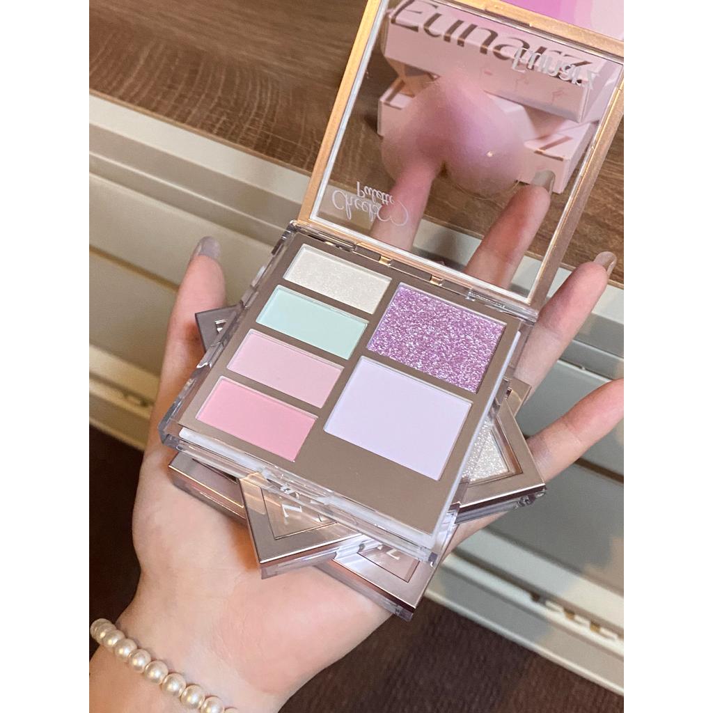 บลัชออน บลัชออนแบบแท่ง Eunarz Eunarz Facial Comprehensive Palette Multi-Purpose Palette สามเณร Conto