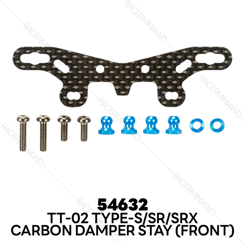 TAMIYA 54632 TT-02 Type-S Front Carbon Damper Stay