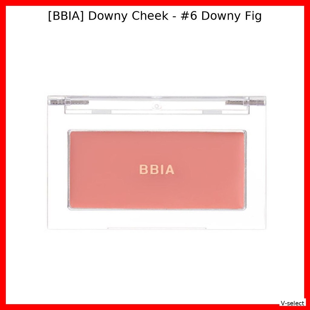 [BBIA] Downy Cheek - #6 Downy Fig / Korean Blush / Natural Flush / ของแท้ 100% โดย V-select