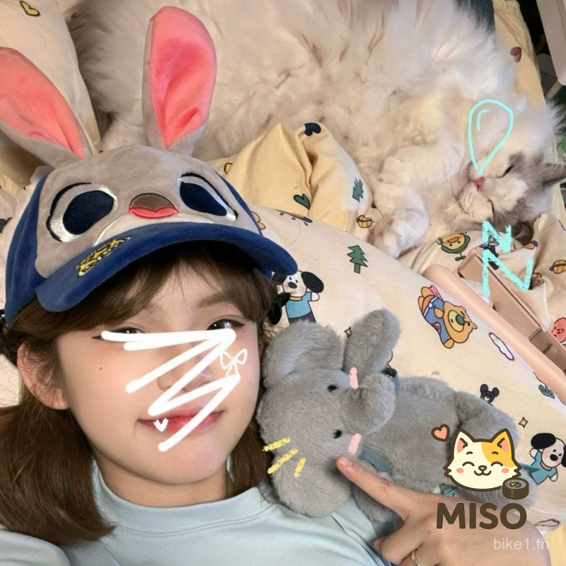 หมวกเบสบอลแบบการ์ตูน Crazy Animal City Judy Nick หมวกกันแดดน่ารักสำหรับของขวัญและสวมใส่ง่าย - รูปที่ 6