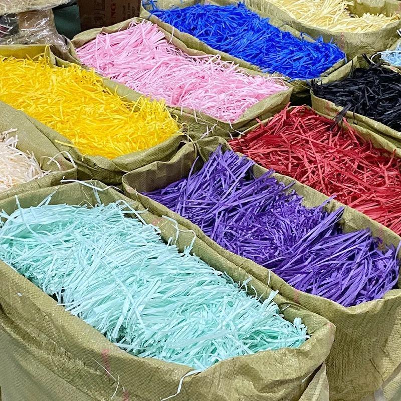 กระดาษเกล็ดสี 100g สำหรับใส่กล่องของขวัญ กันกระแทก เพิ่มความหรู ไม่เป็นขุย