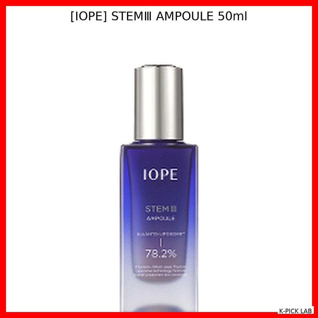 [IOPE] STEMIII AMPOULE 50ml / Korean Ampoule / Skin Vitality / ของแท้ 100% โดย K-PICK LAB