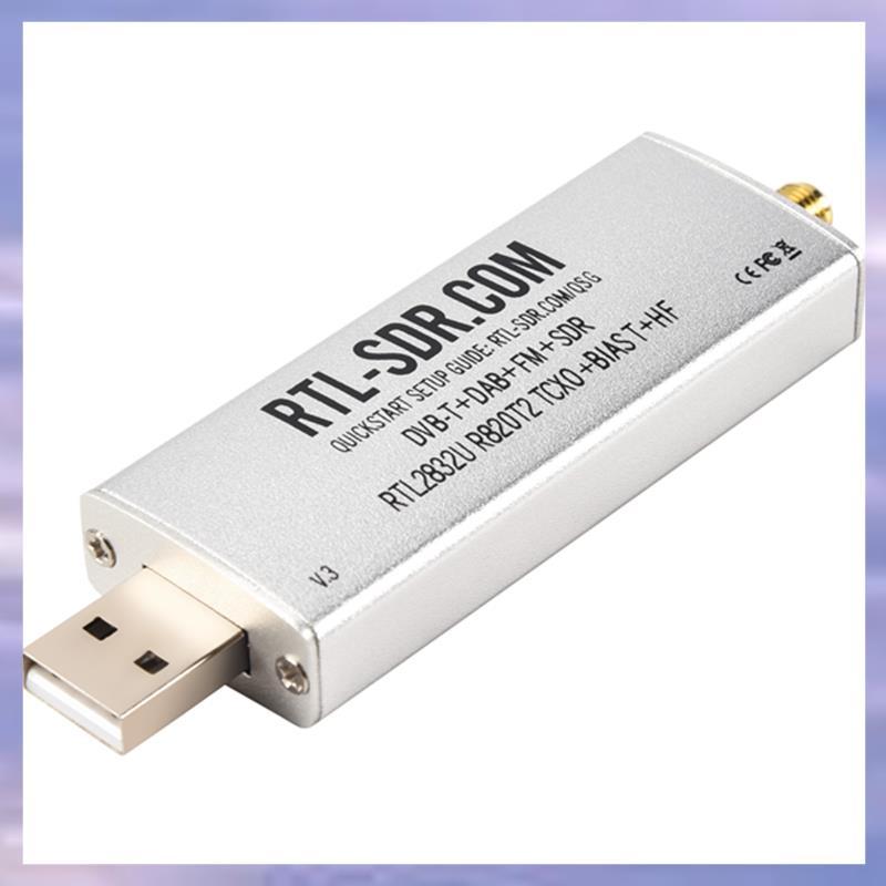 RTL SDR V3 R820T2 RTL2832U 1PPM TCXO SMA RTLSDR ระบบสื่อสาร