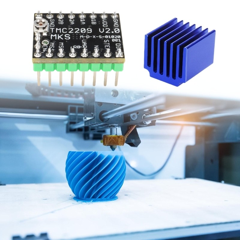 NAMA ที่เงียบสงบมาก TMC2209 Stepper Motor Driver Board สําหรับระบบตัดเสียงรบกวน