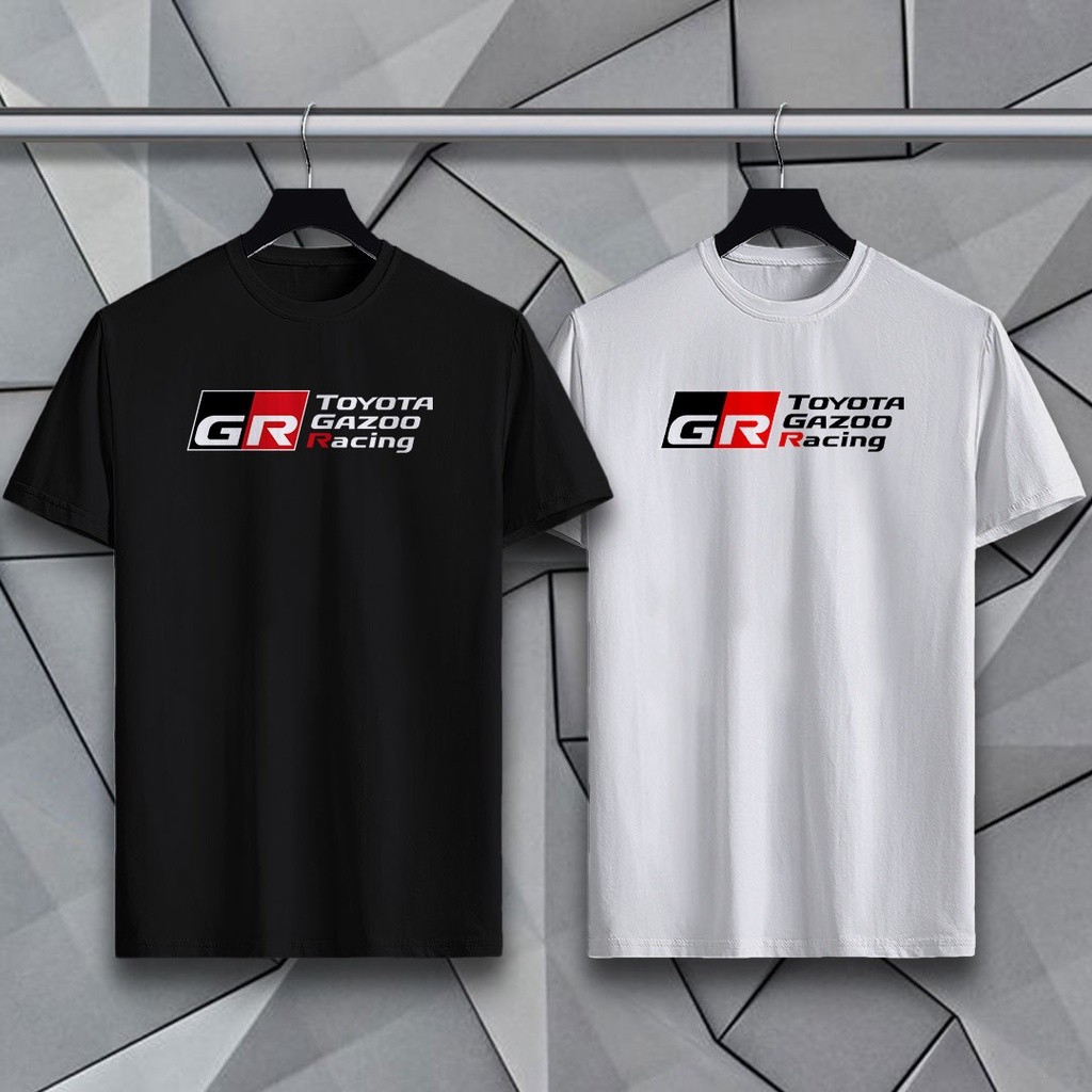 TOYOTA GRT JDM GR Gazoo Sport Racing ผ้าฝ้าย 100% Unisex คอกลม