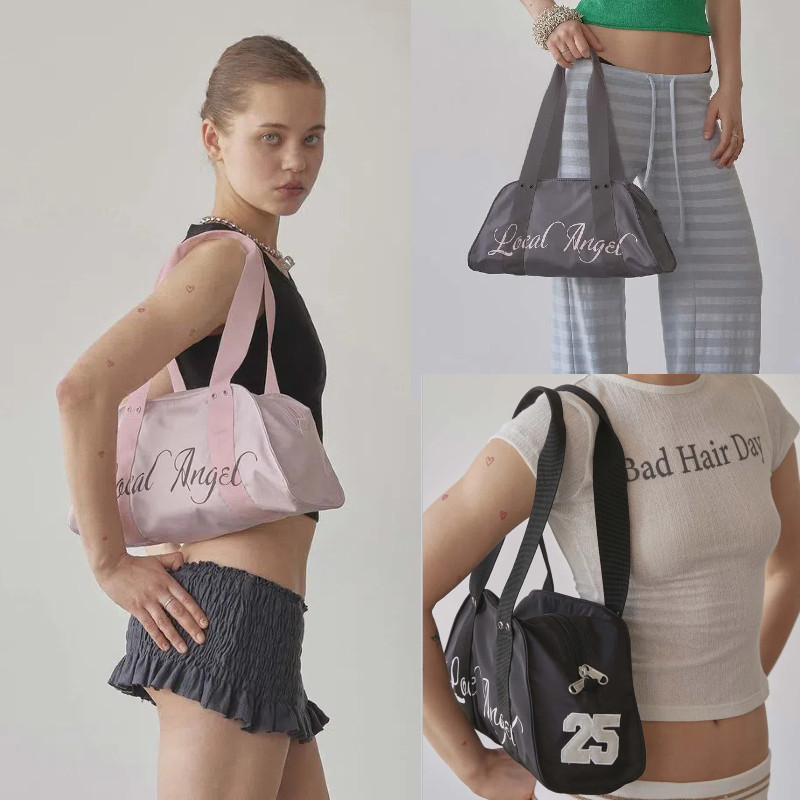 SCULPTOR Letter กระเป๋าพิมพ์ไหล่เดี่ยว ออกแบบมาเพื่องานออกกำลังกาย น้ำหนักเบามีความจุมาก พกพาโทรศัพท