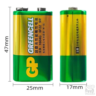 RabbitMall GP | แบตเตอรี่อัลคาไลน์ 9V สำหรับเทอร์โมมิเตอร์อินฟราเรดและอุปกรณ์อื่นๆ