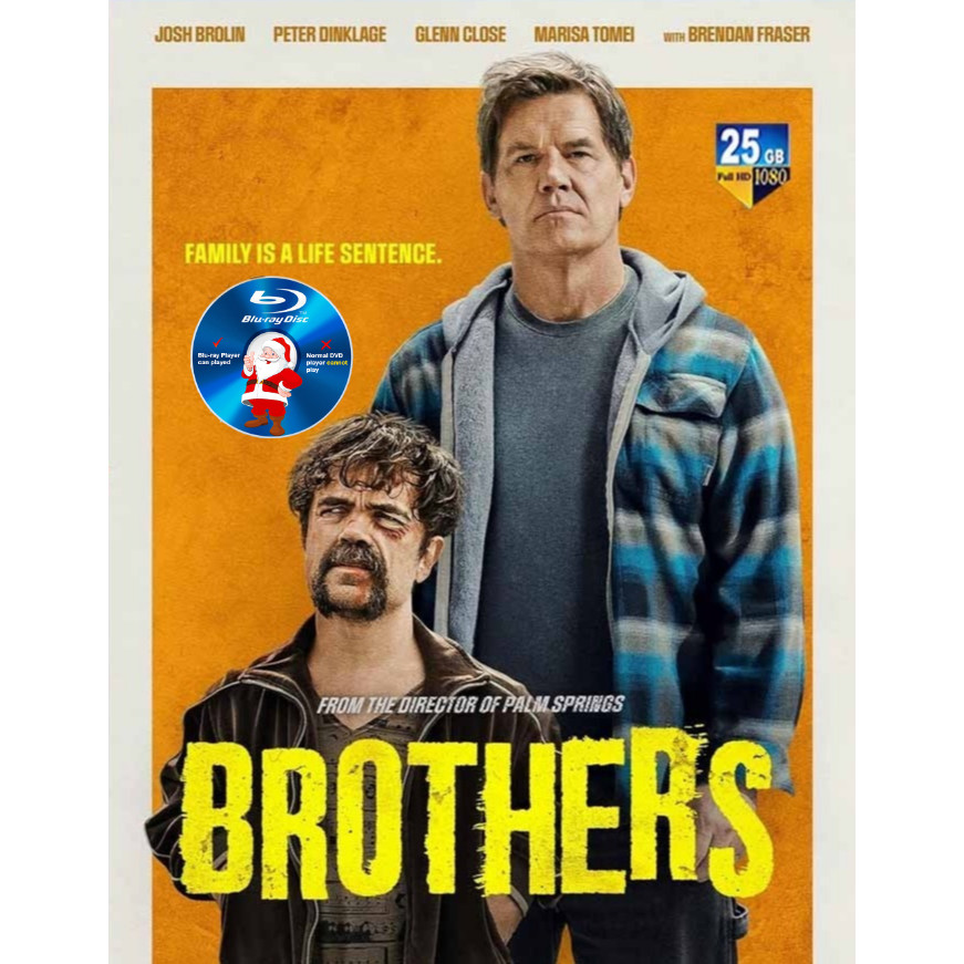E-BLURAY Brothers 2024  Comedy/Action Josh Brolin / Peter Dinklage ENGLISH MOVIE