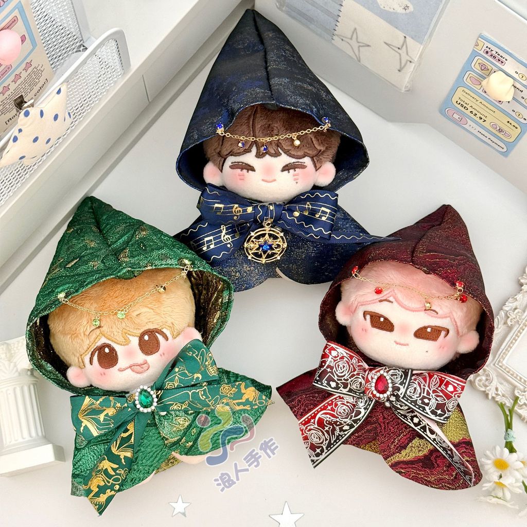 10 ซม.เสื้อผ้าเด็ก Magic เสื้อคลุมสามสี 10 ซม.ผ้าฝ้ายตุ๊กตาเสื้อผ้าปกติ Starfish Body Multi-Body All-Wear อุปกรณ์เสริม