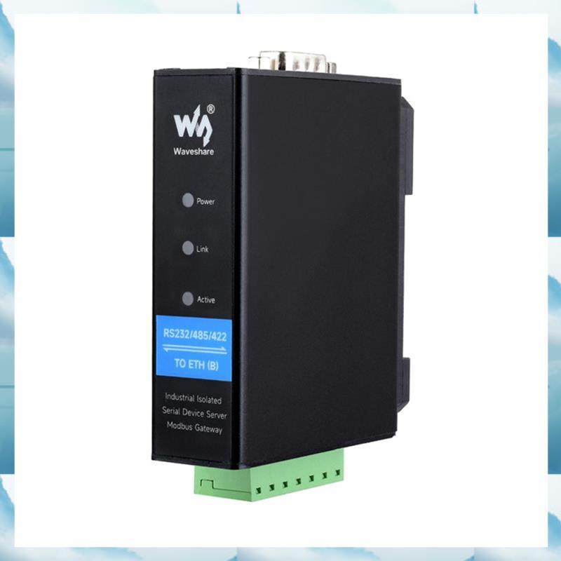 [WSB] Rail-Mount Serial Server RS232/485/422 ถึง RJ45 Ethernet Module /IP to Serial Modbus Gateway M