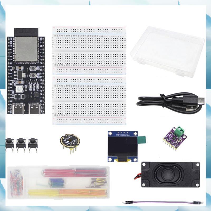 [WSB] AI Voice Chat Robot ESP32-S3 Development Board Breadboard 0.96 นิ้วชุด LCD สําหรับเพื่อการศึกษ