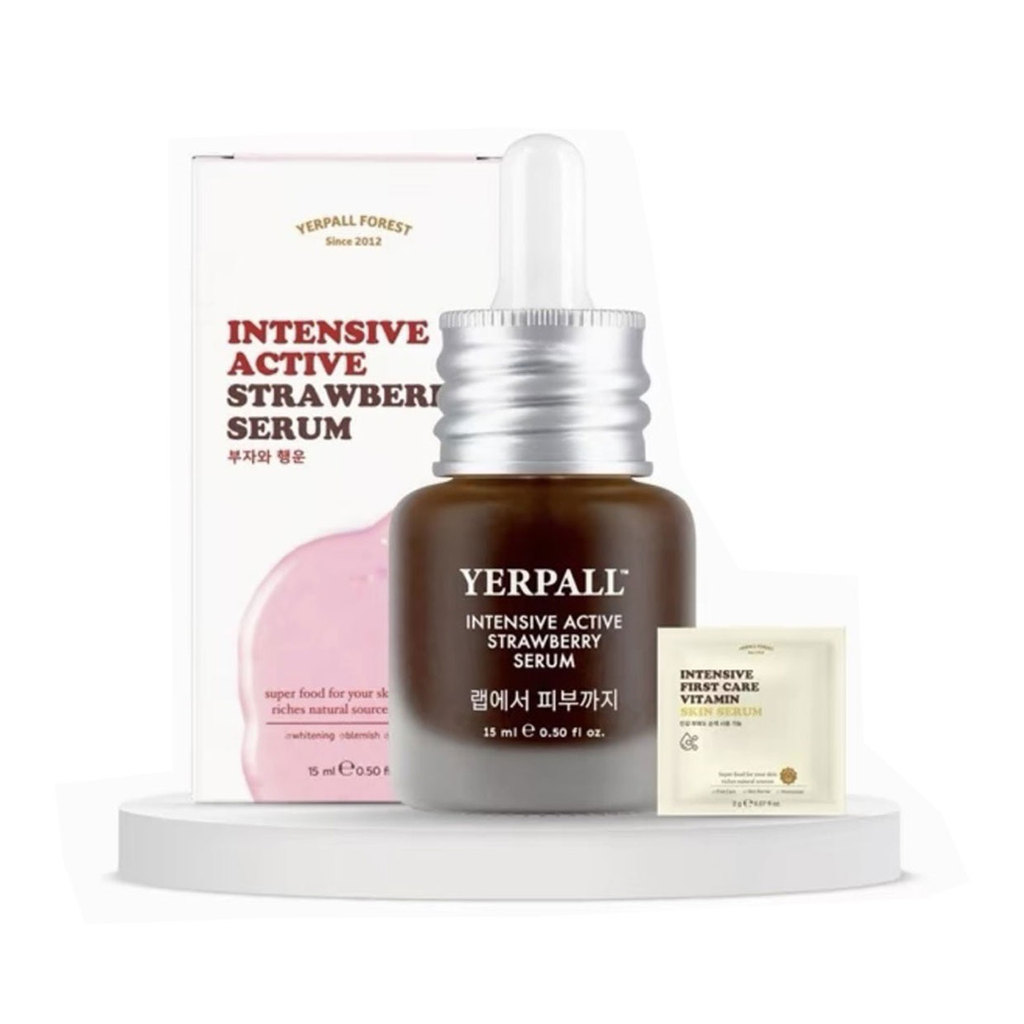 เซรั่มสตอเบอร์รี่ YERPALL 15ml. เซรั่มสตอเบอรี่ เยอร์พาล เยอร์พอล เซรั่มสตอ