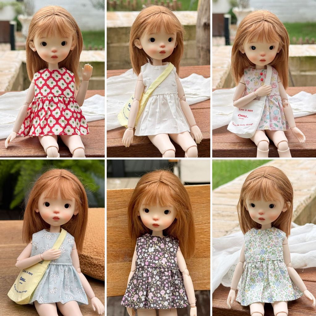 BJD Doll Floral Tank Dress Blythe,ob24 เหมาะสําหรับ [ไม่มีตุ๊กตา]