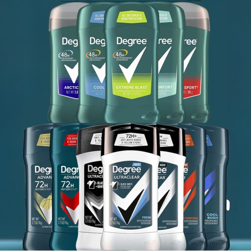 Degree Men Antiperspirant Deodorant Stick Odor Protection 85g,76g