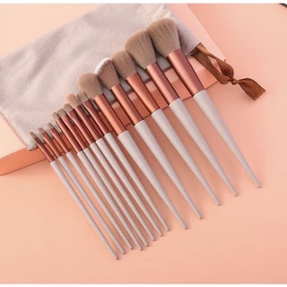 แปรงแต่งหน้า13ชิ้นพร้อมถุง❤ เซ็ตแปรงแต่งหน้า​Fix ราคาพิเศษพร้อมถุง แปรงไฮไลท์แปรงอายแชโดว์แปรงปั