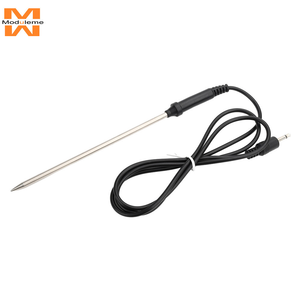 กันน้ําสแตนเลสเนื้อ BBQ อุณหภูมิ Probe เครื่องวัดอุณหภูมิทําอาหาร Sensor Probe 120 มม