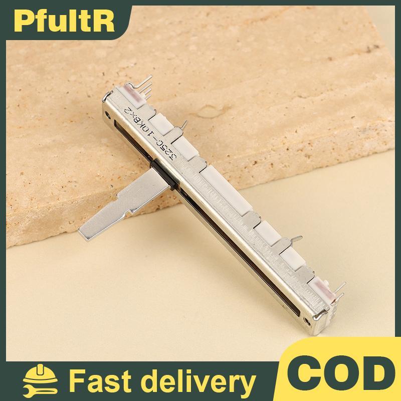 Null 1 PC RS45 Series ตรง Slip Potentiometer Pitch Tempo Fader 10KB2 DCV1024 ความยาวทั้งหมด 60 มม.DD